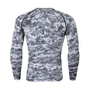 <b>Design</b> Your Own <b>Custom</b> Sublimation <b>Compression</b> Rash Guard for Men BJJ Camouflaged MMA Fight <b>Shirt</b> Personalized Printed - Product Image 1