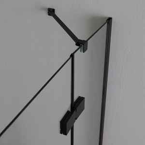 Cabine de douche en verre transparent 90x70 6MM sans profilés Lion - Product Image 6