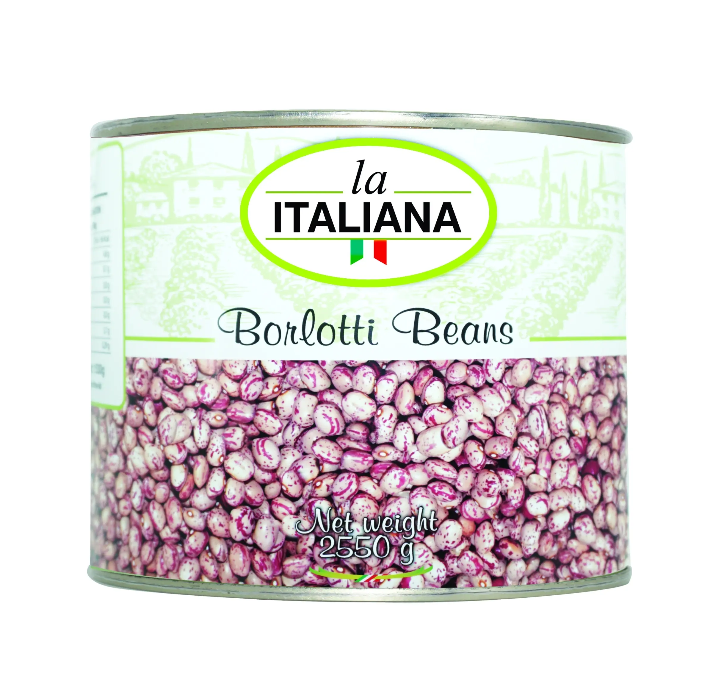 En kaliteli konserve gıda yüksek antioksidanlar kızılcık fasulye 2,55Kg konserve Borlotti pişmiş fasulye