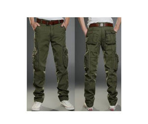 2022 grande taille hommes coton Cargo Jogger pantalons de survêtement Logo personnalisé pantalon de survêtement pantalon de travail - Product Image 1