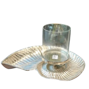 Juego de 2 tarros de vela de Metal de aluminio pulido brillante de estilo europeo, portavelas único de Navidad decorativo moderno para el hogar - Product Image 5