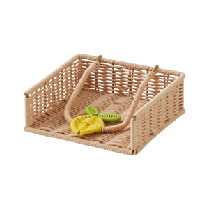 Porte-serviettes Vintage en rotin en plastique fait à la main de haute qualité Options personnalisables boîte à mouchoirs décoration de la maison faite - Product Image 1