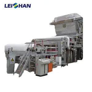 The Cost of Paper Recycling Plant Automatic Jumbo Roll Paper Producing Line Crescent Formed Big Toilet Paper Making Machine