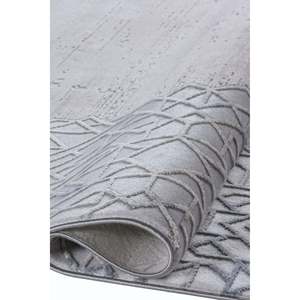 Alfombra Moderna Azul Netline Home Depot Gallery A0242, 60% Viscosa, 40% Acrílico, No Desprende Pelusa, Fácil de Limpiar, Duradera - Product Image 4