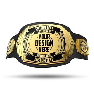 Cinturones de Campeonato de Lucha Libre de Alta Calidad con Diseño Personalizado, Hebilla de Acero, Estilo Casual para Unisex - Product Image 5