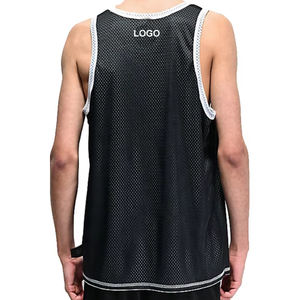 Camiseta sin mangas reversible, chaleco deportivo sin mangas, camisa de malla atlética, camiseta sin mangas informal para gimnasio para hombre, Camiseta deportiva, camiseta - Product Image 2