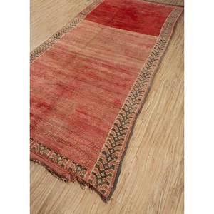 Alfombra Grande de Lana Anudada a Mano con Diseño Geométrico Rojo y Naranja 9x12 para Entrada del Hogar -Pae-4536 - Product Image 2