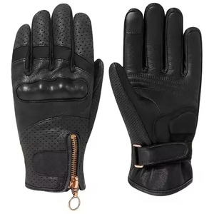 Guantes de moto personalizables para hombre y mujer, la mejor gama para carreras de motos, hechos de cuero de alta calidad, diseño de logotipo personalizado, deportes - Product Image 3