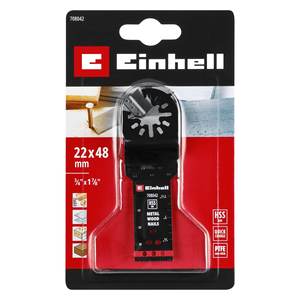 Lame d'outil multifonction Einhell 22x48mm, lame droite pour le bois et le métal, modèle 49708042 - Product Image 2