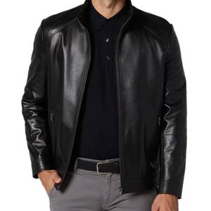 Chaquetas de Cuero de Moda para Hombre, Estilo Moderno, Diseño de Manga Regular, Embalaje Personalizado, Chaqueta de Cuero para Hombre - Product Image 4