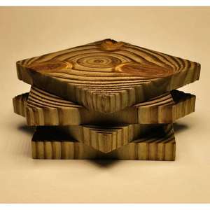 Suministro directo de fábrica personalizado cerveza bebida impresión madera MDF posavasos redondo cuadrado nogal bambú posavasos estilo clásico para uso doméstico - Product Image 2