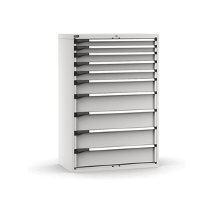 Fami มาสเตอร์10-ลิ้นชักลิ้นชักแบบเต็มของลิ้นชัก, สีเทา, 1020x573x1500mm - Product Image 1