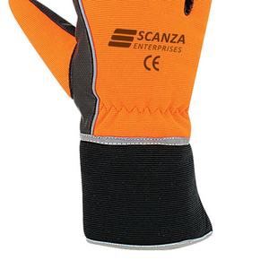 Logo personnalisé Gants de travail mécaniques Gants de sécurité antichocs Impact sur la main Cuir synthétique Respirant Polyester Coton Couleur - Product Image 6