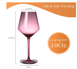 Coupe à vin vintage, mariage, couleur personnalisée, luxe, fête à domicile, boisson, grande coupe à vin de Bourgogne, verre coloré, <span class=keywords><strong>gobelet</strong></span> - Product Image 5