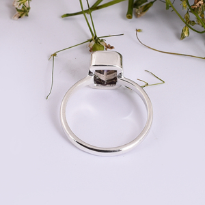 Bague en argent Sterling 925, amétrine carrée, conception de bijoux faits à la main, belle bague Design, vente en gros, fabricant de bijoux - Product Image 6