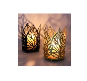 Galvanized Metal <b>Tealight</b> <b>Holder</b> Traditional Design Tabletop Handcrafted Set of Three Wholesale Diwali Decorative Metal <b>Tealight</b> - Product Image 5