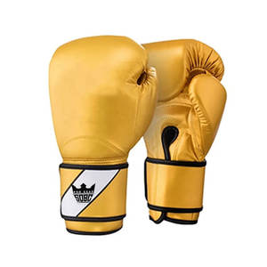 Gants de boxe en cuir MMA sur mesure en gros - Gants d'entraînement professionnels durables, respirants, avec fermeture à scratch - Product Image 1