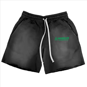 กางเกงขาสั้นผ้าฝ้ายผ้าเฟรนช์เทอร์รี่สำหรับผู้ชายมาใหม่เสื้อแนวสตรีทผ้าซักซีดซีดซีดซีดซีดๆผ้าเฟรนช์เทอร์รีสำหรับผู้ชาย - Product Image 3