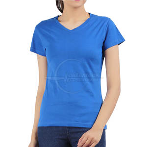 Camiseta de manga corta de algodón para mujer, ropa informal de secado rápido para verano - Product Image 1