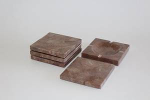 Posavasos de Mármol Personalizados, Regalo de Arte Personalizado para Ella, Boda, Cumpleaños, Decoración del Hogar - Product Image 2