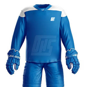 Tenue de hockey sur glace confortable, maillot et pantalon pour les matchs de club et de ligue, uniforme de hockey sur glace - Product Image 2