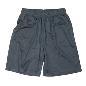 Buker Custom Logo Fitness Mesh <b>Shorts</b> Double Layer with <b>5</b> <b>Inch</b> <b>Inseam</b> Breathable Polyester Knee Embroidered Casual Style Pockets - Product Image 1