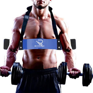 High Quality Customizable Strap Type Arm Blaster with Nylon & <b>Neoprene</b> for Triceps and Bicep Fitness Training by RC Fitness Wear - Product Image 4