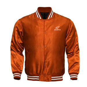 Manches longues dernière conception veste d'hiver de haute qualité hommes sport baseball Satin Lettermen veste - Product Image 1