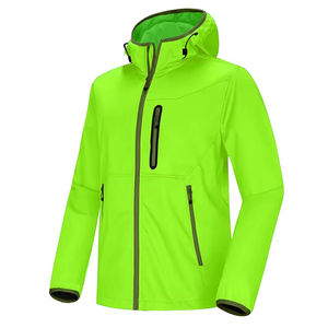 Veste de pluie légère en toile respirante à capuche pour hommes, sortie d'hiver OEM personnalisée, vente en gros - Product Image 6