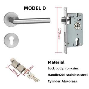 Door <b>Lock</b> Body Trident Oblique Tongue <b>for</b> Aluminums Steel Door Mechanical <b>Lock</b> - Product Image 2