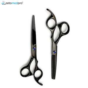 ชุดกรรไกรตัดผมคุณภาพสูงสีดำพร้อมกล่อง - Product Image 5
