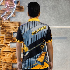 OEM al por mayor sublimación personalizada para camiseta antiarrugas estampado secado rápido transpirable hombres Casual manga corta bajo MOQ Piqué - Product Image 4