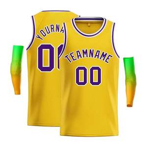 Conjunto de Camiseta de Baloncesto Reversible para Hombre, 100% Poliéster, Malla Transpirable, Estampado Personalizado, Tallas Grandes, Secado Rápido, Verano - Product Image 5