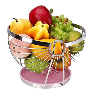 Banana Hanger Fruit <b>Basket</b> <b>Storage</b> Metal Wire <b>Basket</b> Woven Bamboo Iron Daily Home Organizing <b>Vegetable</b> <b>Storage</b> Kitchen Garden - Product Image 4