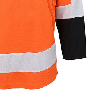 Maillot de hockey sur glace personnalisé à manches longues de haute qualité, vêtements de sport surdimensionnés, entraînement pour adultes, service OEM, nom de l'équipe, sublimation 100% - Product Image 4