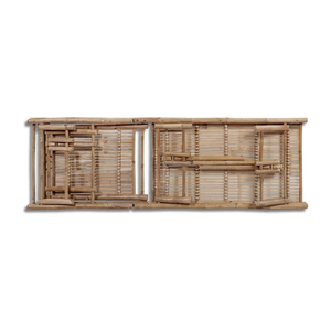 เตียงอาบแดดทำจากไม้ไผ่เป็นมิตรกับสิ่งแวดล้อมผลิตโดยช่างฝีมือชาวเวียดนามขายส่ง - Product Image 3