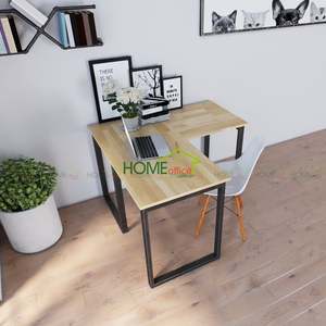 BGDCN68001 - Bureau de direction en L de luxe 1,2 m x 1,2 m en MFC avec pieds en fer 25x50 mm, design contemporain, assemblage requis - Product Image 3