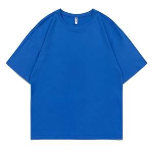 Camiseta de algodón con logotipo personalizado OEM transpirable de verano Premium Unisex hombres mujeres Logo estampado liso básico Jersey camisetas - Product Image 6