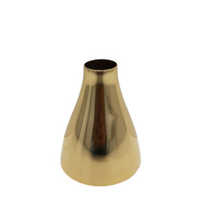 Vase à fleurs rond en fer Pots de fleurs couleur or pour jardin et décoration de table faits à la main personnalisés en vrac - Product Image 1