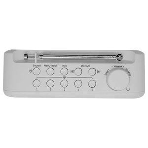Radio portable DAB+ ELAN One2 blanche avec finition en coton - Product Image 5