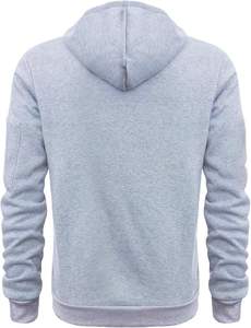 Nuevas llegadas Sudadera con capucha de gran tamaño para hombre con media cremallera Sudadera de invierno aireada cálida con capucha Sudaderas con capucha casuales de manga larga impermeables - Product Image 5