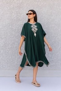 2026 Trending Silk <b>Kaftan</b> Designer Print Abaya Caftan Floral <b>Kaftan</b> Beach Gift Maxi Dress Handmade <b>Kaftan</b> for Women Beach Wear - Product Image 2