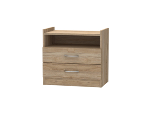 Thiết Kế Hiện Đại 2-Ngăn Kéo 1-Kệ Bảng Điều Khiển Bàn Đầu Giường Với Thông Minh Đèn Ban Đêm Bên Bảng Cho Nhà Hoặc Phòng Khách - Product Image 3