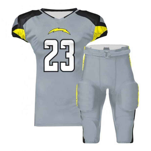 Maillot de football américain rembourré personnalisé par sublimation, uniforme OEM léger et respirant pour hommes et jeunes - Product Image 1