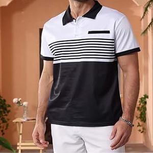 Alta calidad 100% algodón impresión personalizada bordado OEM Logo liso en blanco hombres Polo camiseta Polo hecha por Dress Sports - Product Image 5