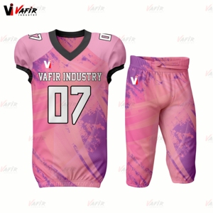 Custom Design Blank American Football Jerseys Sublimated Embroidery Logo Football Uniforms Jerseys and <b>Pants</b> Sets Unisex - Product Image 2
