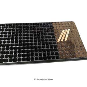 Bandeja de Semillero Rectangular Reutilizable de PVC de Alta Calidad, Sin Recubrimiento, de 288 Celdas |   Bandeja de Cultivo Extra Fina para Vivero, Vegetales y Flores - Product Image 1