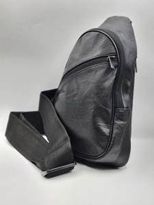 Mochila bandolera de hombro para hombre, mochila de moda, bolso de hombro de cuero genuino individual para hombre, bolso de hombro para el pecho - Product Image 3