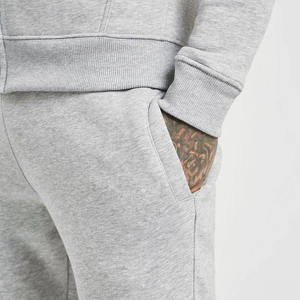 Ventes en gros de survêtements de sport 100% coton avec fermeture éclair, logo personnalisé, ensembles de survêtements pour hommes à vendre - Product Image 4