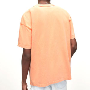 เสื้อยืดผู้ชายไซส์ใหญ่พิเศษระบายอากาศได้ดีสีพื้นต่างๆ240กรัม - Product Image 2